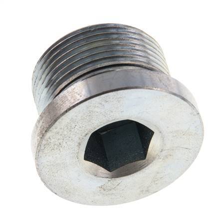 Stopfen M26 X 1.5 Stahl NBR mit Innensechskant 400bar (5620.0psi)