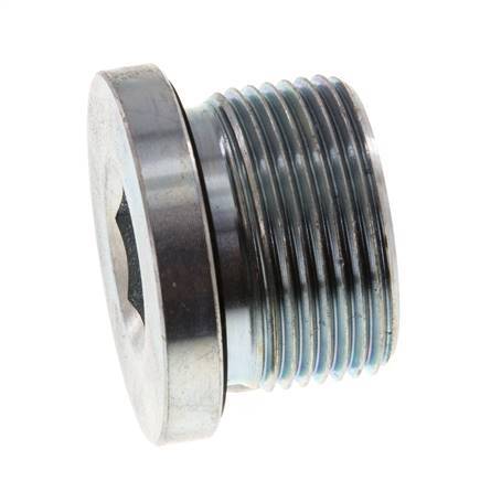 Stopfen M26 X 1.5 Stahl NBR mit Innensechskant 400bar (5620.0psi)