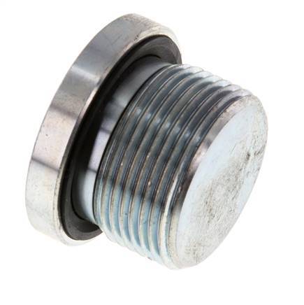 Stopfen M26 X 1.5 Stahl NBR mit Innensechskant 400bar (5620.0psi)