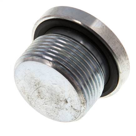 Stopfen M26 X 1.5 Stahl NBR mit Innensechskant 400bar (5620.0psi)