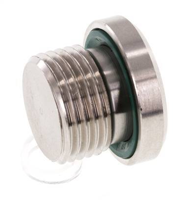 Stecker M18 X 1.5 Edelstahl FKM mit Innensechskant 400bar (5620.0psi)