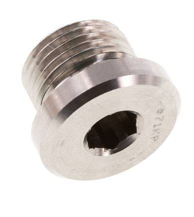 Stecker M18 X 1.5 Edelstahl FKM mit Innensechskant 400bar (5620.0psi)