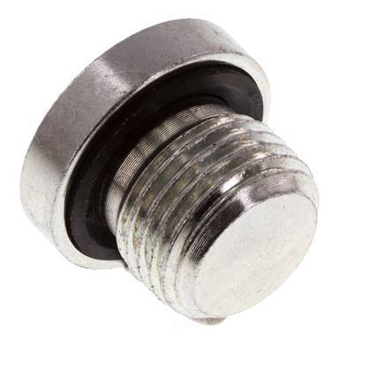 Plug M16 X 1.5 Steel NBR with Internal Hex 400bar (5620.0psi) [2 Pieces]