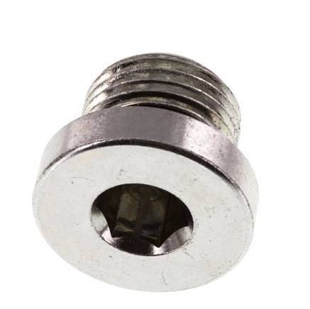 Plug M16 X 1.5 Steel NBR with Internal Hex 400bar (5620.0psi) [2 Pieces]