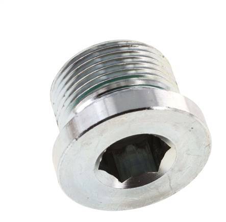 Stecker M24 X 1.5 Stahl FKM mit Innensechskant 400bar (5620.0psi)
