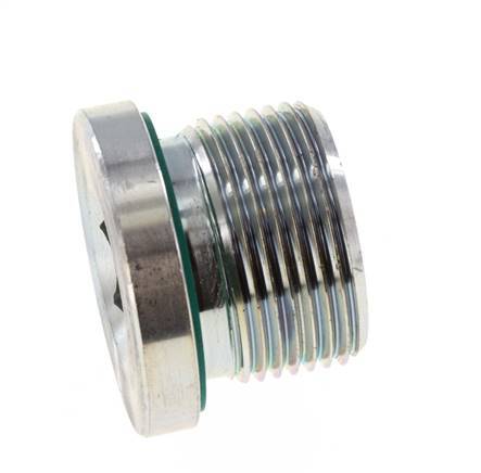 Stecker M24 X 1.5 Stahl FKM mit Innensechskant 400bar (5620.0psi)