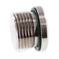 Stopfen M27 X 2 Edelstahl FKM mit Innensechskant 400bar (5620.0psi)