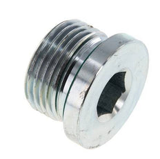 Stopfen M27 X 2 Stahl FKM mit Innensechskant 400bar (5620.0psi)