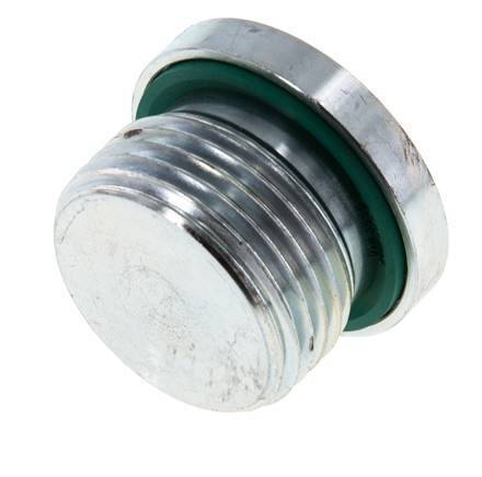 Stopfen M27 X 2 Stahl FKM mit Innensechskant 400bar (5620.0psi)