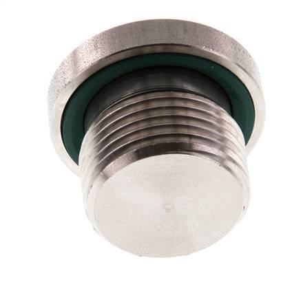 Stopfen M20 X 1.5 Edelstahl FKM mit Innensechskant 400bar (5620.0psi)