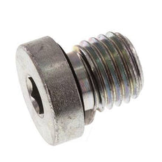 Plug M12 X 1.5 Steel NBR with Internal Hex 400bar (5620.0psi) [2 Pieces]