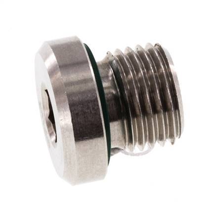 Stopfen M10 X 1 Edelstahl FKM mit Innensechskant 400bar (5620.0psi)