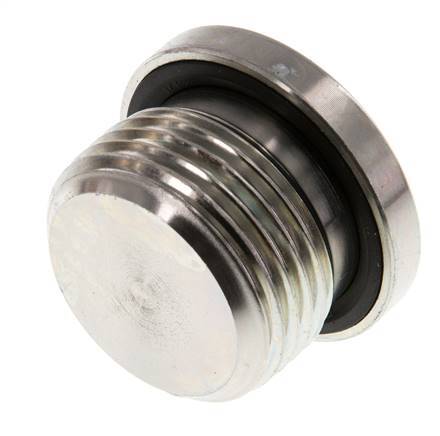 Stopfen M27 X 2 Stahl NBR mit Innensechskant 400bar (5620.0psi)