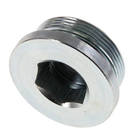 Stopfen M48 X 2 Stahl FKM mit Innensechskant 250bar (3512.5psi)