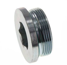 Stopfen M48 X 2 Stahl FKM mit Innensechskant 250bar (3512.5psi)