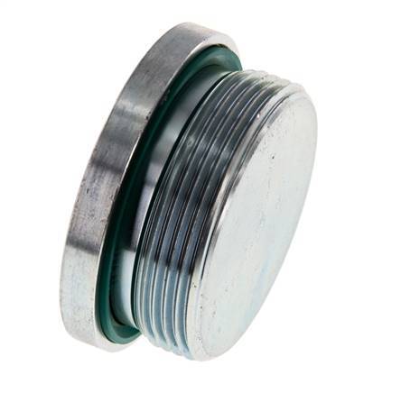 Stopfen M48 X 2 Stahl FKM mit Innensechskant 250bar (3512.5psi)