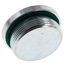 Stopfen M48 X 2 Stahl FKM mit Innensechskant 250bar (3512.5psi)