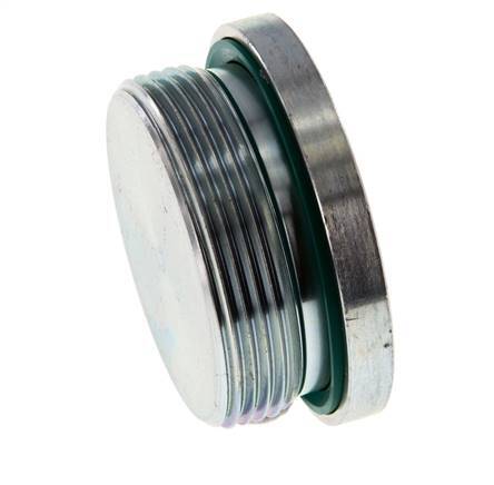 Stopfen M48 X 2 Stahl FKM mit Innensechskant 250bar (3512.5psi)