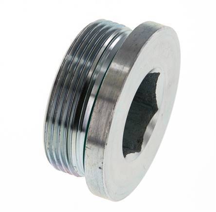 Stopfen M48 X 2 Stahl FKM mit Innensechskant 250bar (3512.5psi)