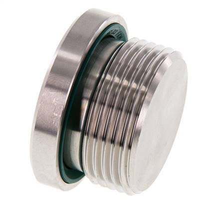 Plug M33 X 2 Stainless steel FKM with Internal Hex 400bar (5620.0psi)