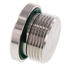 Plug M33 X 2 Stainless steel FKM with Internal Hex 400bar (5620.0psi)