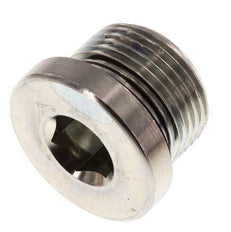 Plug M22 X 1.5 Steel NBR with Internal Hex 400bar (5620.0psi) [2 Pieces]