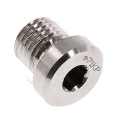 Stecker M12 X 1.5 Edelstahl FKM mit Innensechskant 400bar (5620.0psi)