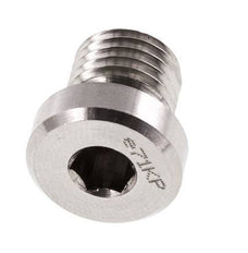 Stecker M12 X 1.5 Edelstahl FKM mit Innensechskant 400bar (5620.0psi)