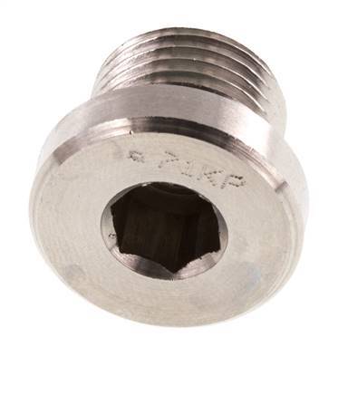 Stecker M16 X 1.5 Edelstahl FKM mit Innensechskant 400bar (5620.0psi)