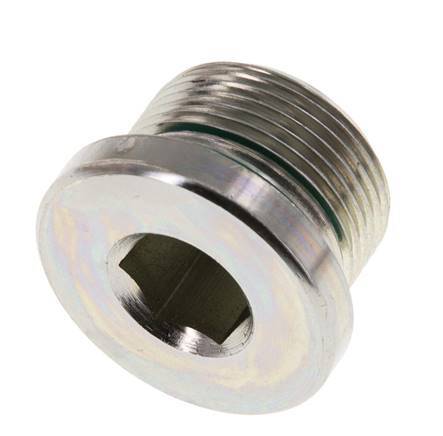 Stecker M26 X 1.5 Stahl FKM mit Innensechskant 400bar (5620.0psi)