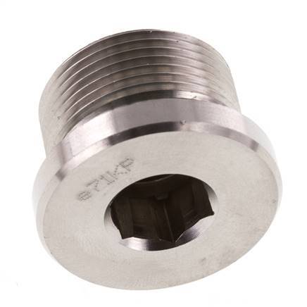 Stopfen M26 X 1.5 Edelstahl FKM mit Innensechskant 400bar (5620.0psi)