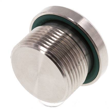 Stopfen M26 X 1.5 Edelstahl FKM mit Innensechskant 400bar (5620.0psi)