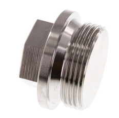 Stecker G1 1/4'' Edelstahl mit Manschette und Außensechskant 40bar (562.0psi)