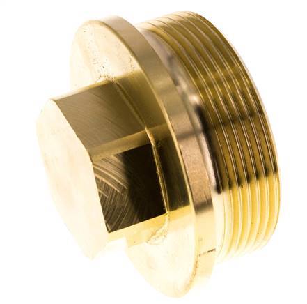 Stecker G2'' Messing mit Manschette und Außensechskant 16bar (224,8psi)
