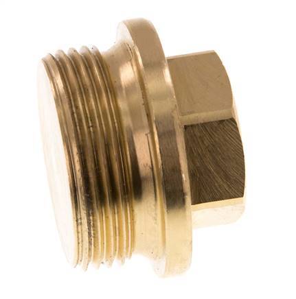 Stecker G1 1/4'' Messing mit Manschette und Außensechskant 16bar (224,8psi)