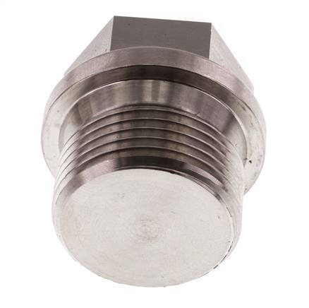 Stopfen G3/4'' aus Edelstahl mit Manschette und Außensechskant 40bar (562.0psi)