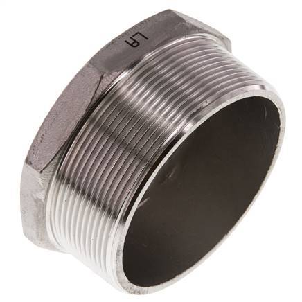 Stopfen R3'' Edelstahl mit Außensechskant 16bar (224.8psi)