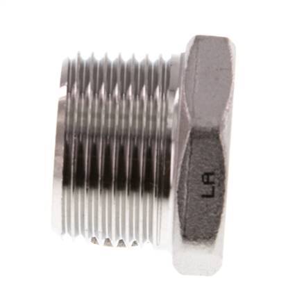 Plug R3/4'' Stainless steel with External Hex 16bar (224.8psi) [2 Pieces]