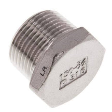 Plug R3/4'' Stainless steel with External Hex 16bar (224.8psi) [2 Pieces]