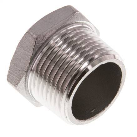Stopfen R3/4'' Edelstahl mit Außensechskant 16bar (224.8psi) [2 Stück]
