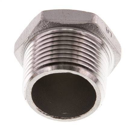 Stopfen R3/4'' Edelstahl mit Außensechskant 16bar (224.8psi) [2 Stück]