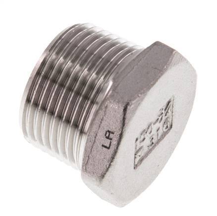 Plug R3/4'' Stainless steel with External Hex 16bar (224.8psi) [2 Pieces]