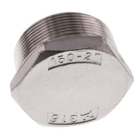 Stopfen R2'' aus Edelstahl mit Außensechskant 16bar (224.8psi)