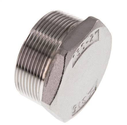 Stopfen R2'' aus Edelstahl mit Außensechskant 16bar (224.8psi)