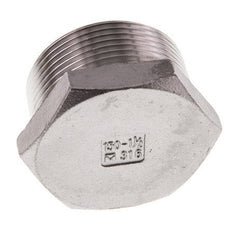 Plug R1 1/2'' Stainless steel with External Hex 16bar (224.8psi)
