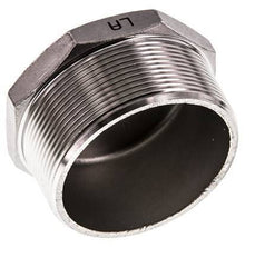 Stopfen R2 1/2'' Edelstahl mit Außensechskant 16bar (224.8psi)