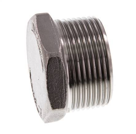 Stecker R1 1/4'' Edelstahl mit Außensechskant 16bar (224.8psi)