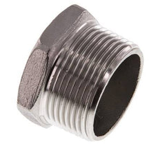 Stecker R1 1/4'' Edelstahl mit Außensechskant 16bar (224.8psi)