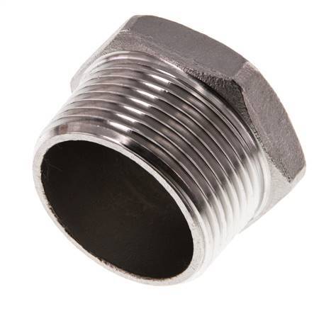 Stecker R1 1/4'' Edelstahl mit Außensechskant 16bar (224.8psi)