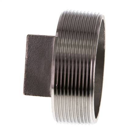 Stopfen R2 1/2'' Edelstahl mit Außenvierkant 16bar (224.8psi)